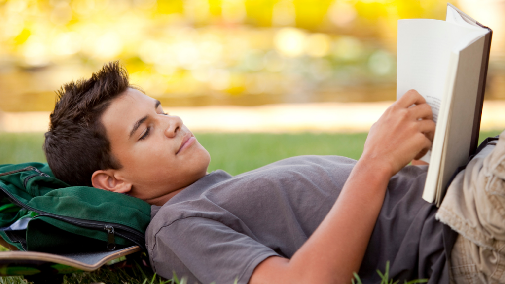 teen reading